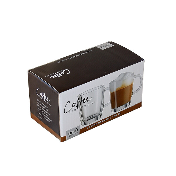 Bohemia Coffee Glass Selection CappuocinoTasse 2er Set