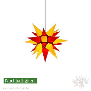 Herrnhuter Sterne Papier Stern I4,40 cm gelb/rot